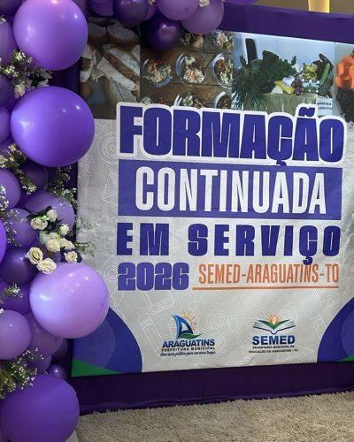 Formação Continuada 2026 Semed - Araguatins